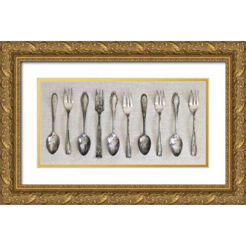 Antique Collection II Gold Ornate Wood Framed Art Print with Double Matting by Frank, Assaf