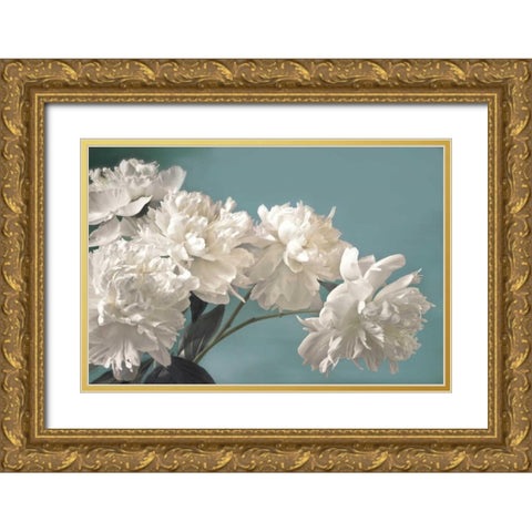 Snow White Gold Ornate Wood Framed Art Print with Double Matting by Frank, Assaf