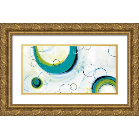 Satisfy My Soul Gold Ornate Wood Framed Art Print with Double Matting by Hawkins, Julie