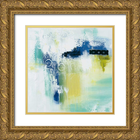 Swept Off My Feet II Gold Ornate Wood Framed Art Print with Double Matting by Hawkins, Julie