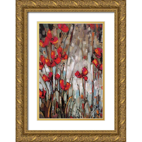 Eddie Gold Ornate Wood Framed Art Print with Double Matting by Heath, Crystal