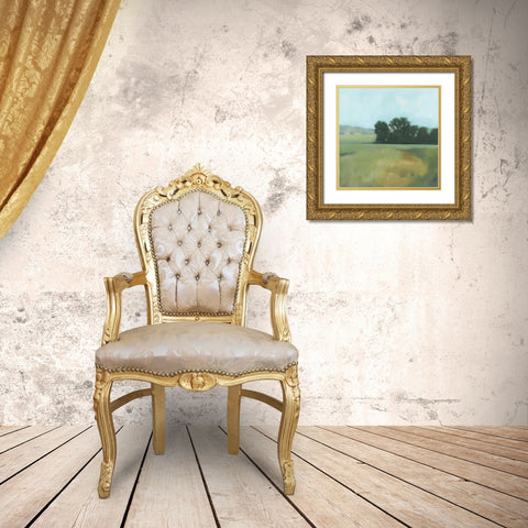 Late Days Gold Ornate Wood Framed Art Print with Double Matting by Lightell, Megan