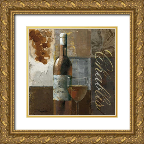 Chablis Gold Ornate Wood Framed Art Print with Double Matting by Mallett, Keith