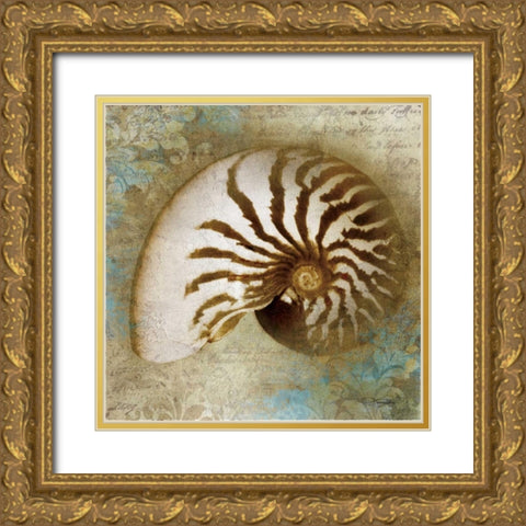 Nautical Beauty Gold Ornate Wood Framed Art Print with Double Matting by Mallett, Keith