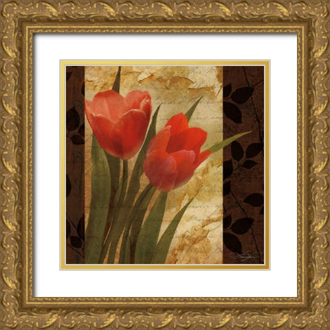Sonata II Gold Ornate Wood Framed Art Print with Double Matting by Mallett, Keith