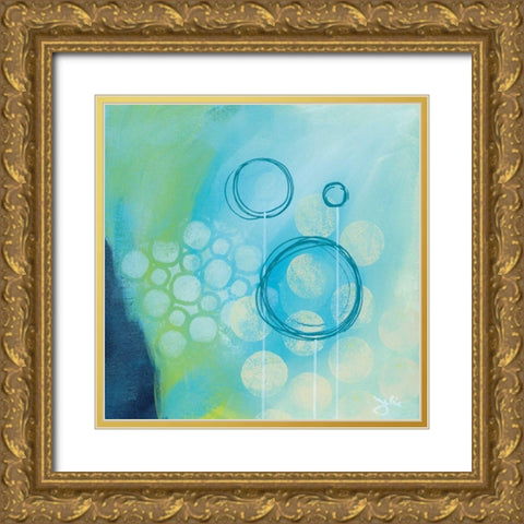 Fortune Fool Gold Ornate Wood Framed Art Print with Double Matting by Hawkins, Julie