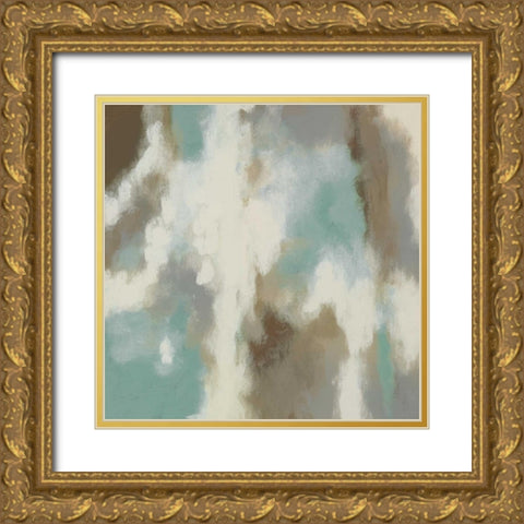 Glistening Waters II Gold Ornate Wood Framed Art Print with Double Matting by Vindedzis, Rita