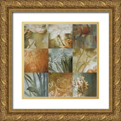 Square Choices Gold Ornate Wood Framed Art Print with Double Matting by Thompson, Linda