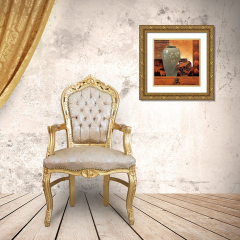 Dynasty II Gold Ornate Wood Framed Art Print with Double Matting by Mallett, Keith