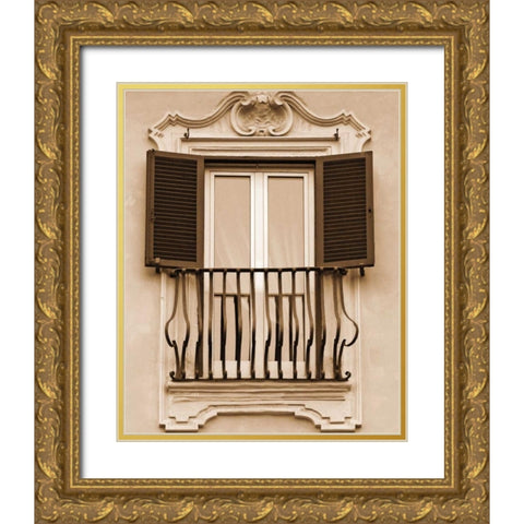 Italian Moments II Gold Ornate Wood Framed Art Print with Double Matting by Maihara/Watt, Jeff/Boyce