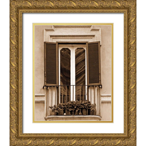 Italian Moments III Gold Ornate Wood Framed Art Print with Double Matting by Maihara/Watt, Jeff/Boyce