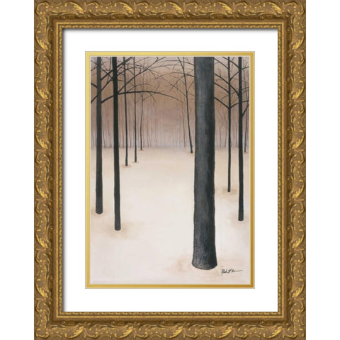Stoic Gold Ornate Wood Framed Art Print with Double Matting by St. Germain, Patrick