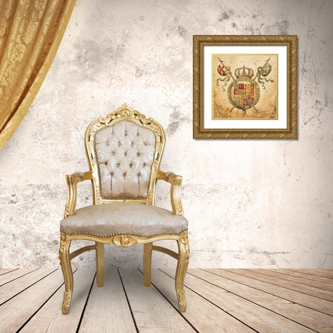 Terra Nova II Gold Ornate Wood Framed Art Print with Double Matting by Jardine, Liz