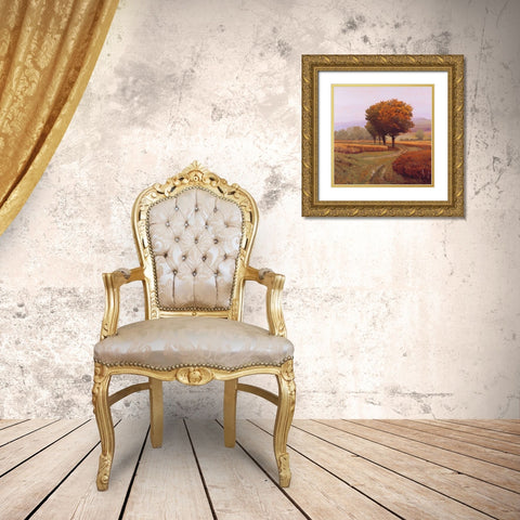 Charmony Gold Ornate Wood Framed Art Print with Double Matting by Lovelace, Kent