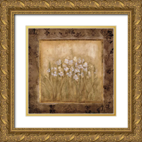 Narcissus Gold Ornate Wood Framed Art Print with Double Matting by Mindeli
