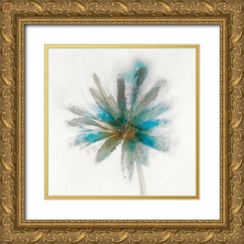 Old Oaks and Sea Mist Gold Ornate Wood Framed Art Print with Double Matting by Prior, J.P.