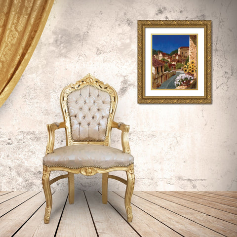 Spring Fever Gold Ornate Wood Framed Art Print with Double Matting by Archambault, Gilles