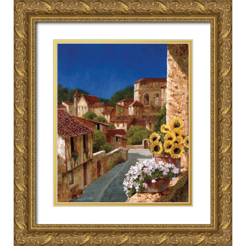 Spring Fever Gold Ornate Wood Framed Art Print with Double Matting by Archambault, Gilles