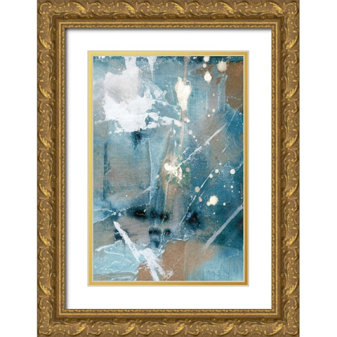 Fully Gold Ornate Wood Framed Art Print with Double Matting by Fontaine, Stephane