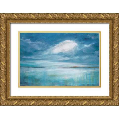 Natures Wisdom Gold Ornate Wood Framed Art Print with Double Matting by Parker, Karen Lorena