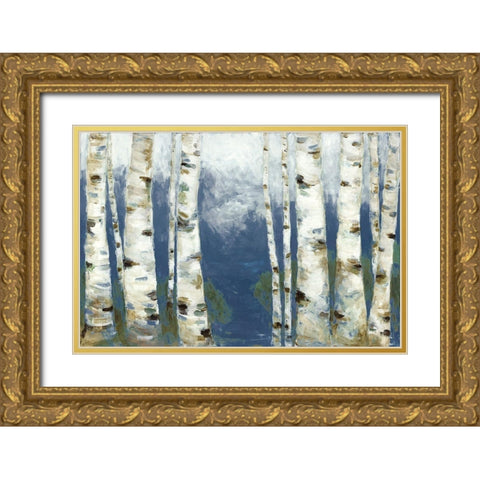 Taken By The Wind Gold Ornate Wood Framed Art Print with Double Matting by Pasion, Wani