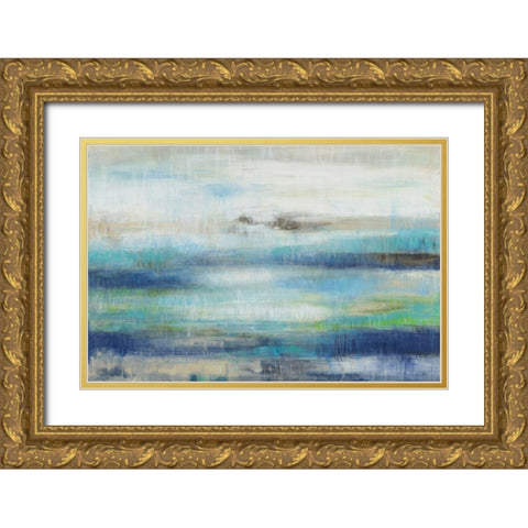 Daylight Turns To Moonlight Gold Ornate Wood Framed Art Print with Double Matting by Pasion, Wani