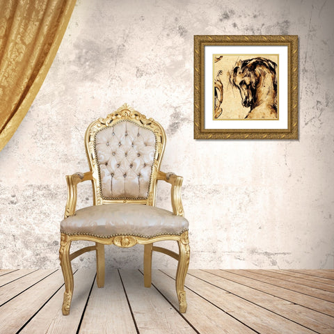 Classical Style-C Gold Ornate Wood Framed Art Print with Double Matting by Panossian, Paul