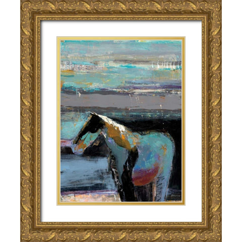 Diva Gold Ornate Wood Framed Art Print with Double Matting by Samyn, Dominique