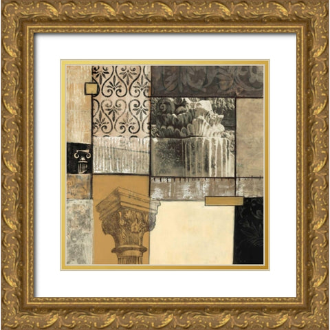 Classical Ruins II Gold Ornate Wood Framed Art Print with Double Matting by Tunick, Connie