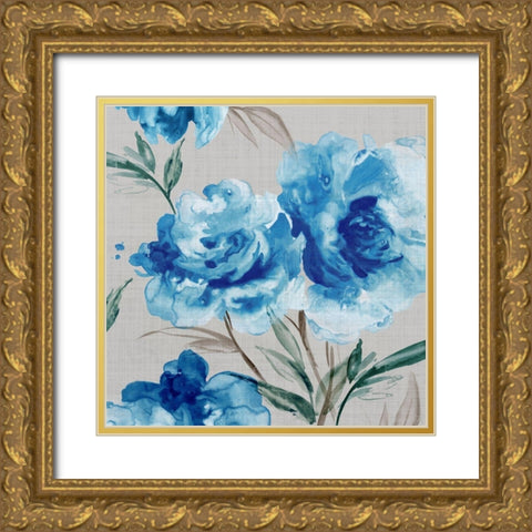 Imogen II Gold Ornate Wood Framed Art Print with Double Matting by Watts, Eva