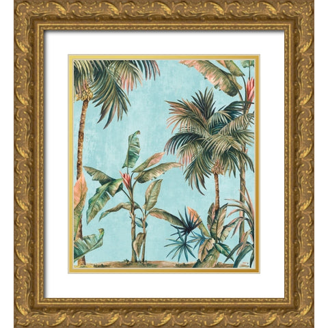 Lavish Gold Ornate Wood Framed Art Print with Double Matting by Watts, Eva