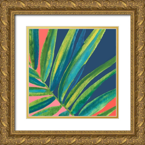 Smoldering Haze Gold Ornate Wood Framed Art Print with Double Matting by Watts, Eva