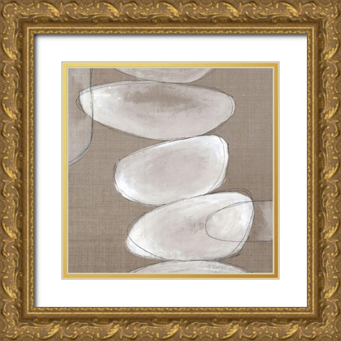 Inuk Shuk I Gold Ornate Wood Framed Art Print with Double Matting by Watts, Eva