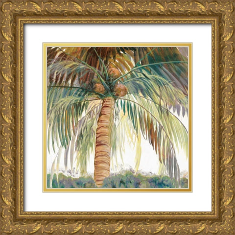 Tropics I Gold Ornate Wood Framed Art Print with Double Matting by Joy, Julie