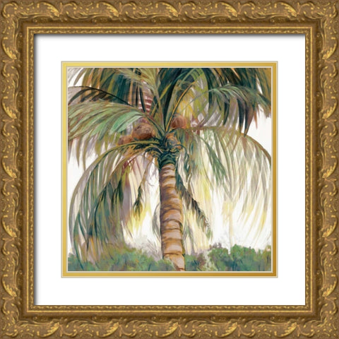 Tropics II Gold Ornate Wood Framed Art Print with Double Matting by Joy, Julie