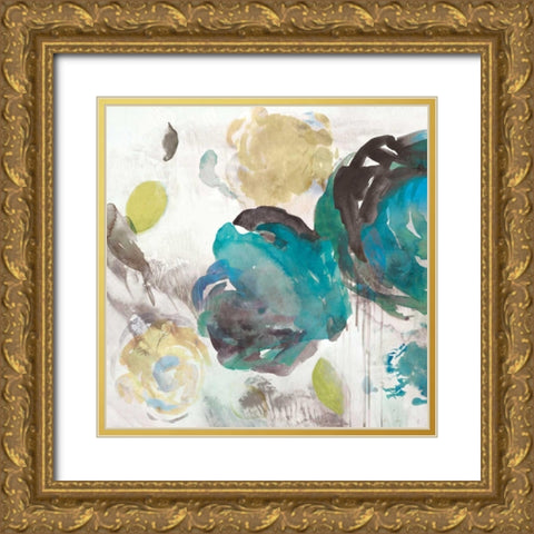 Seasons I Gold Ornate Wood Framed Art Print with Double Matting by Jensen, Asia