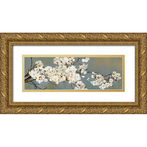 Kimono I Gold Ornate Wood Framed Art Print with Double Matting by Jensen, Asia