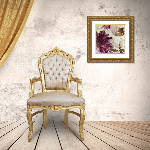 Fontana II Gold Ornate Wood Framed Art Print with Double Matting by Jensen, Asia