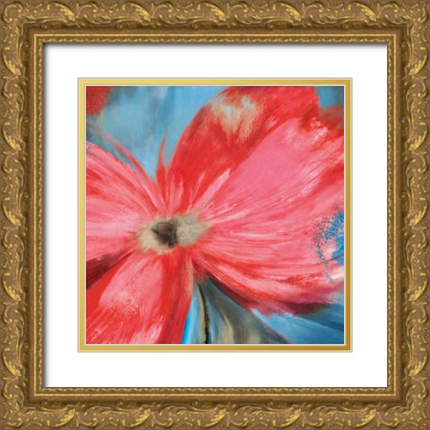 Aflame II Gold Ornate Wood Framed Art Print with Double Matting by Jensen, Asia