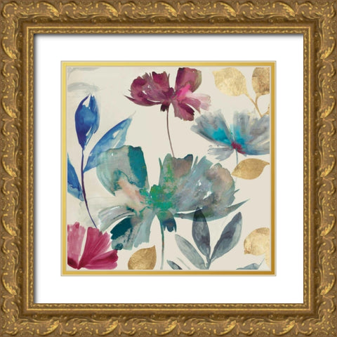 Cascade I Gold Ornate Wood Framed Art Print with Double Matting by Jensen, Asia