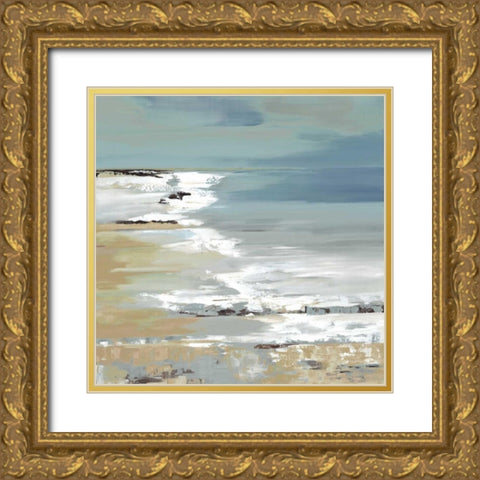 East Coast I Gold Ornate Wood Framed Art Print with Double Matting by Lera