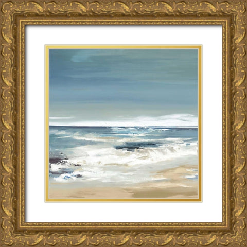 East Coast II Gold Ornate Wood Framed Art Print with Double Matting by Lera