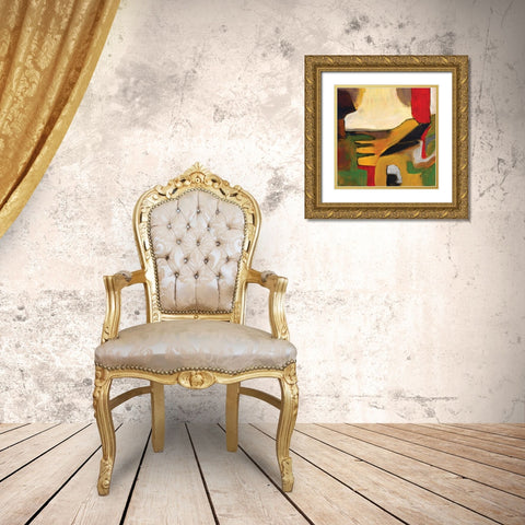 Urban Greys I Gold Ornate Wood Framed Art Print with Double Matting by Pulliam, Mark