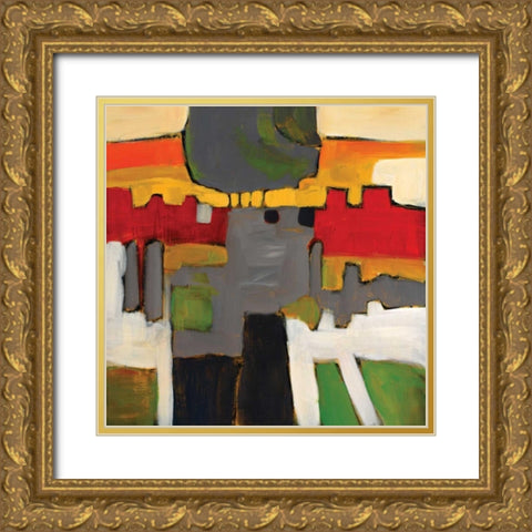 Urban Greys II Gold Ornate Wood Framed Art Print with Double Matting by Pulliam, Mark