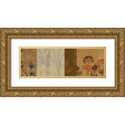Carmel Day Gold Ornate Wood Framed Art Print with Double Matting by Pearce, Allison