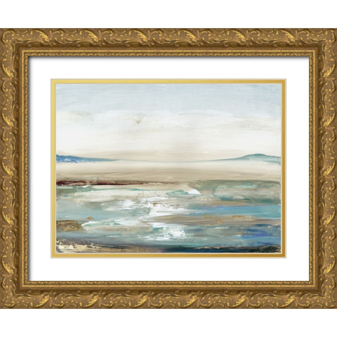 Water Bliss Gold Ornate Wood Framed Art Print with Double Matting by Pearce, Allison