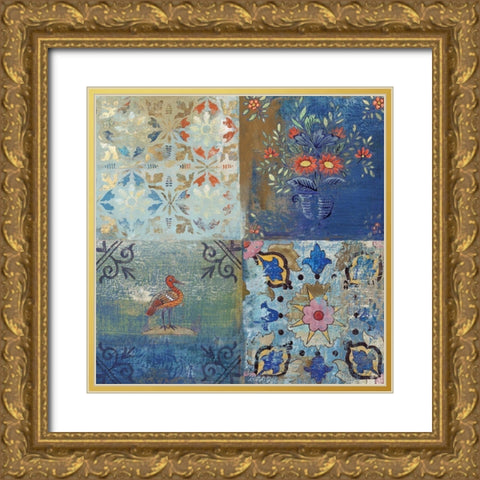 Florence II Gold Ornate Wood Framed Art Print with Double Matting by Wilson, Aimee