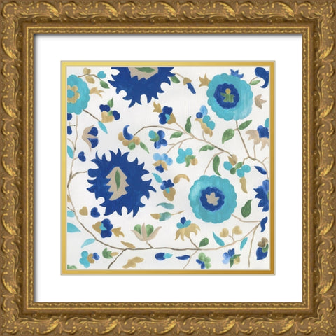 Garden of Delight I Gold Ornate Wood Framed Art Print with Double Matting by Wilson, Aimee