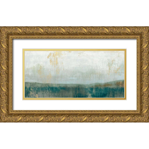 Serenity I Gold Ornate Wood Framed Art Print with Double Matting by Wilde, Susan