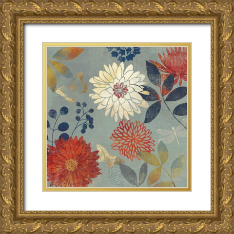 Botanical Garden II Gold Ornate Wood Framed Art Print with Double Matting by Wilson, Aimee